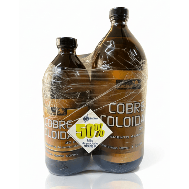  COBRE COLOIDIAL 20 PPM DUO 1000 ML + 500 ML