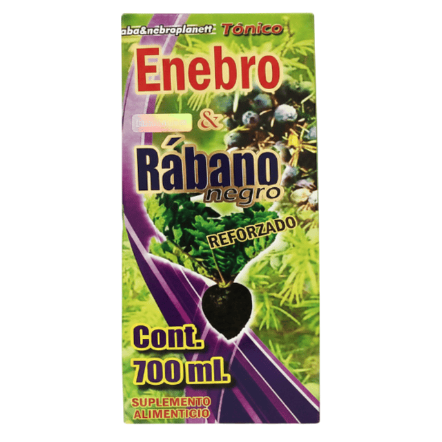 TÓNICO DE RABANO NEGRO C/ENEBRO 