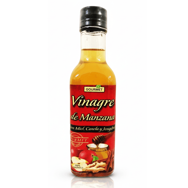 VINAGRE DE MANZANA MIEL Y CANELA 260 ML.