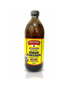 VINAGRE SIDRA DE MANZANA PURO 500 ML 