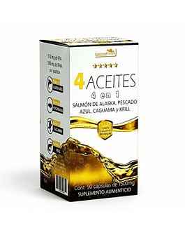 4 ACEITES DE PESCADO 90 CÁPSULAS