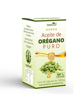 ACEITE DE ORÉGANO PURO 60 CÁPSULAS 