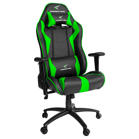 Silla Dragster GT500 Electric Green Gaming Chair - Image 1