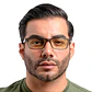 Vertex Grey Crystal Amber Reading Glasses - Miniatura 6