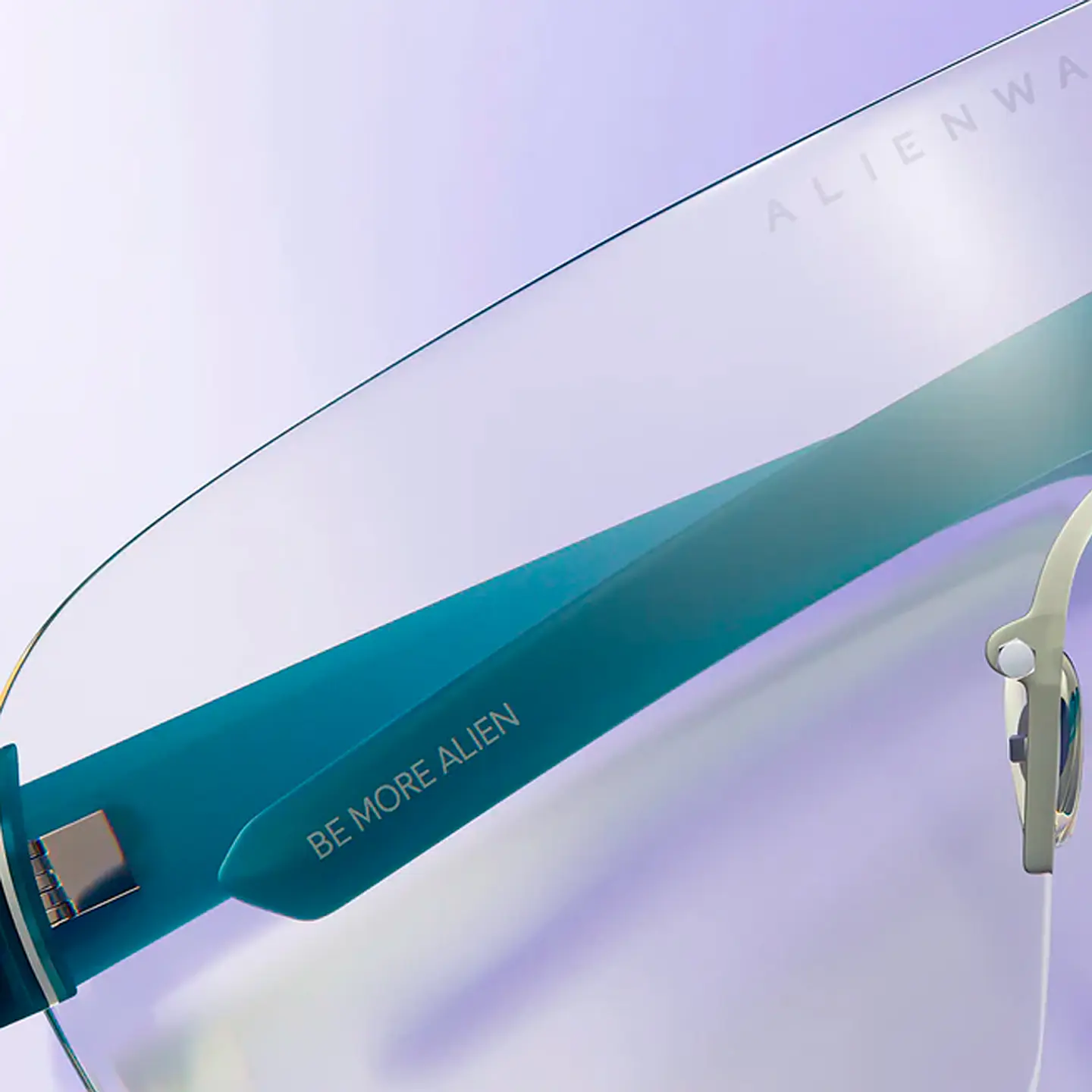 Alienware Triángulo de las Bermudas Liquid Teal Clear 11
