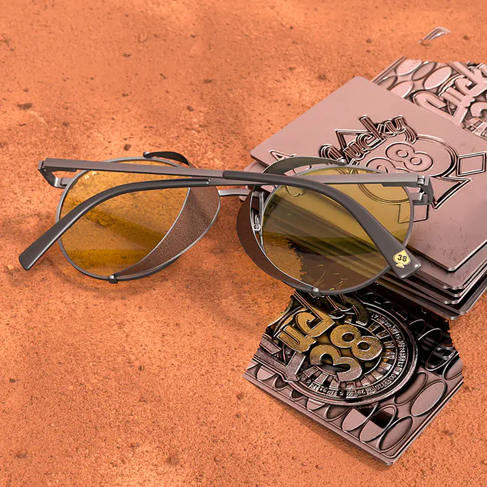 Fallout Lucky 38 New Vegas Alloy Amber Bundle 7