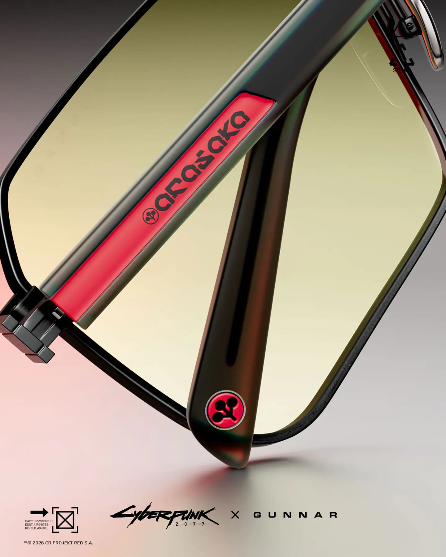 Cyberpunk 2077 Arasaka Onyx / Katana Red Amber 11