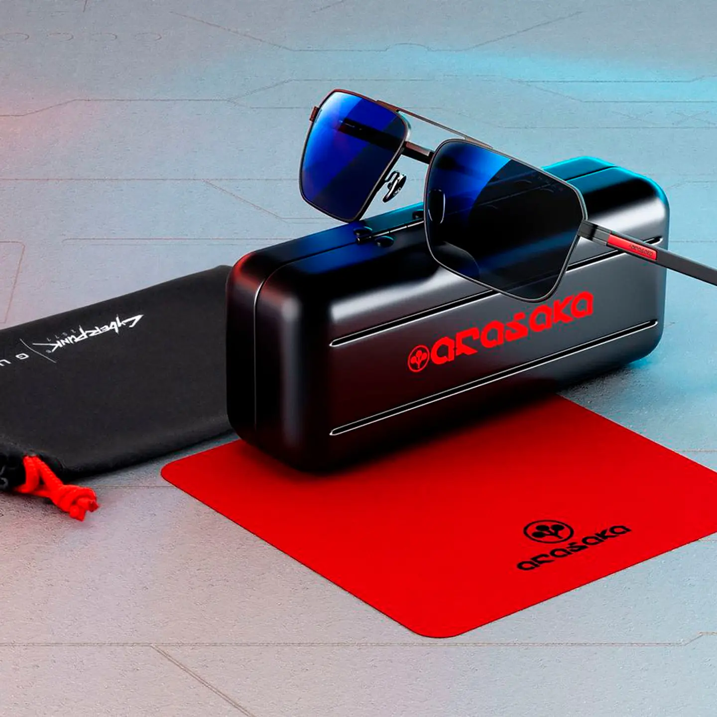 Cyberpunk 2077 Arasaka Onyx / Katana Red Sun 11