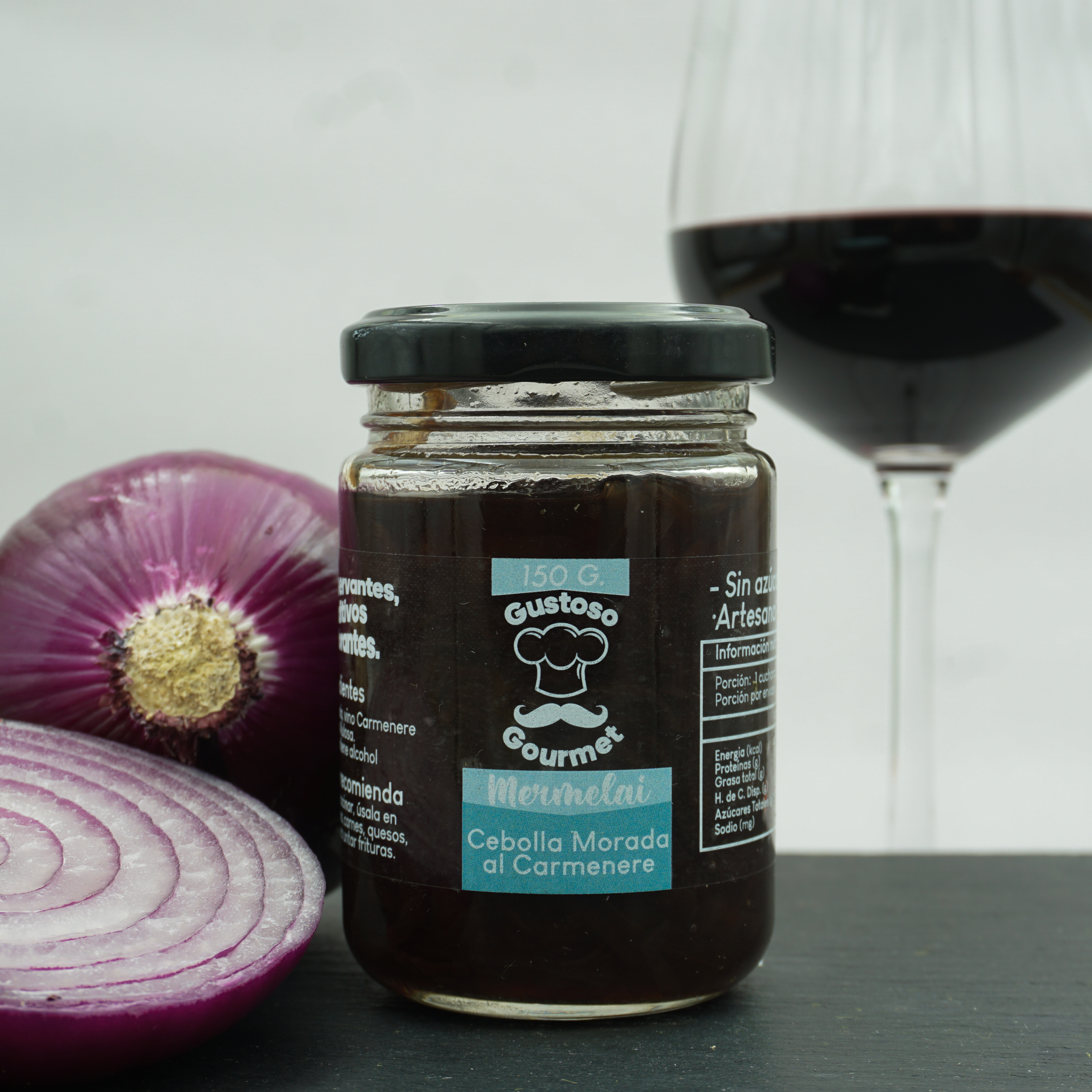 Cebolla Morada al Carmenere sin azúcar