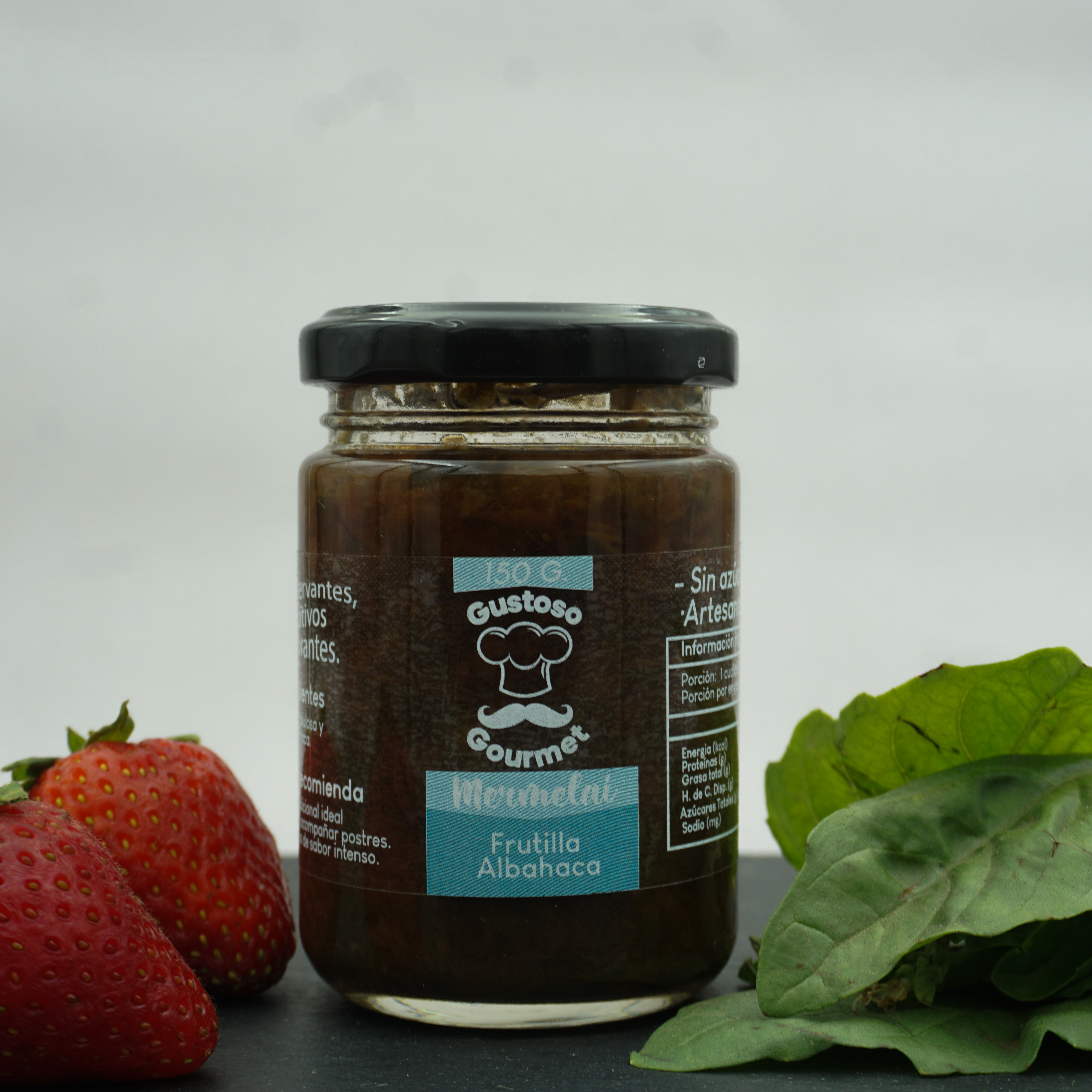 Frutilla Albahaca sin azúcar