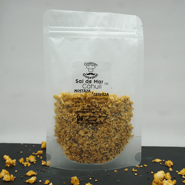 Recarga de Sal de Mar Cerveza y Mostaza 