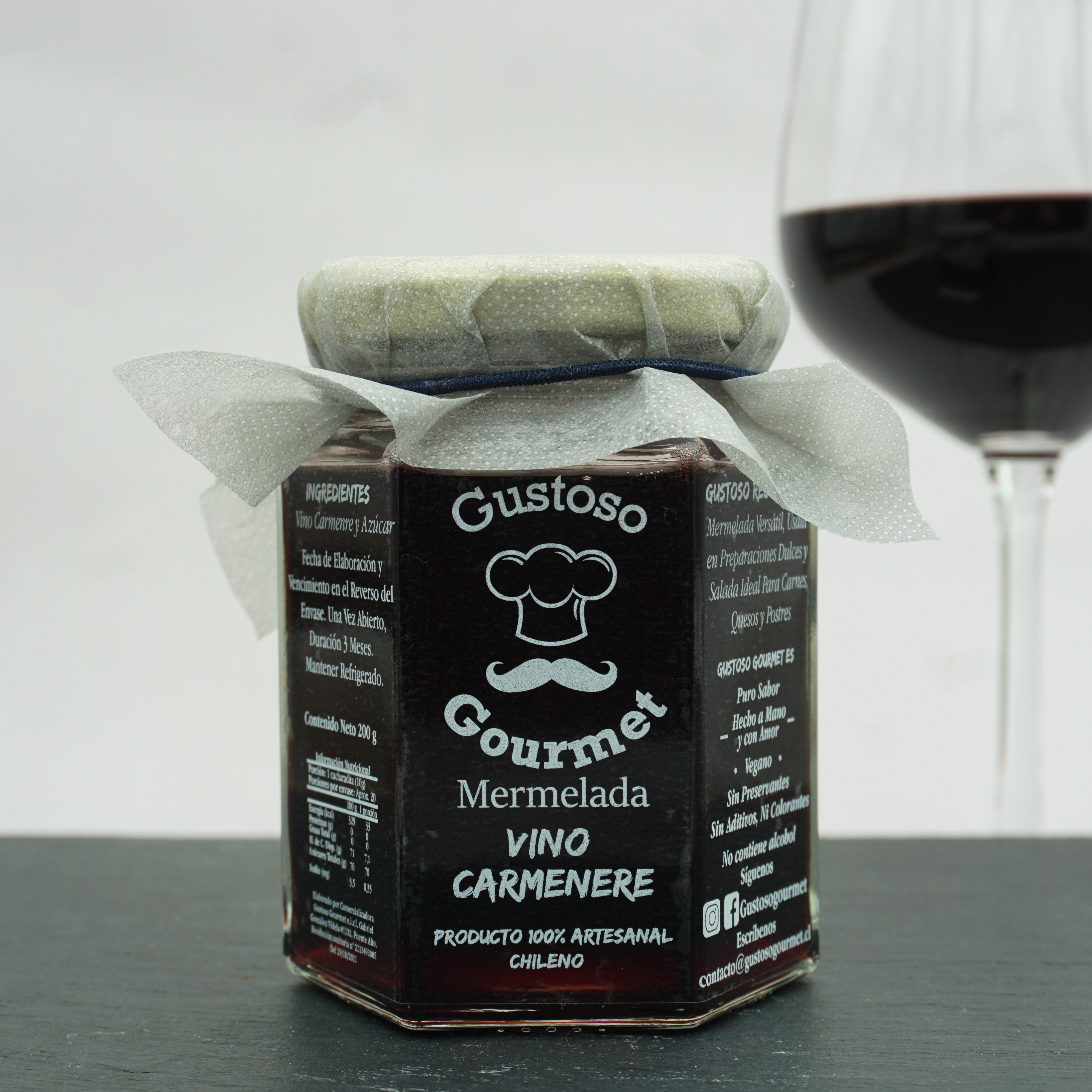Mermelada Vino Carmenere