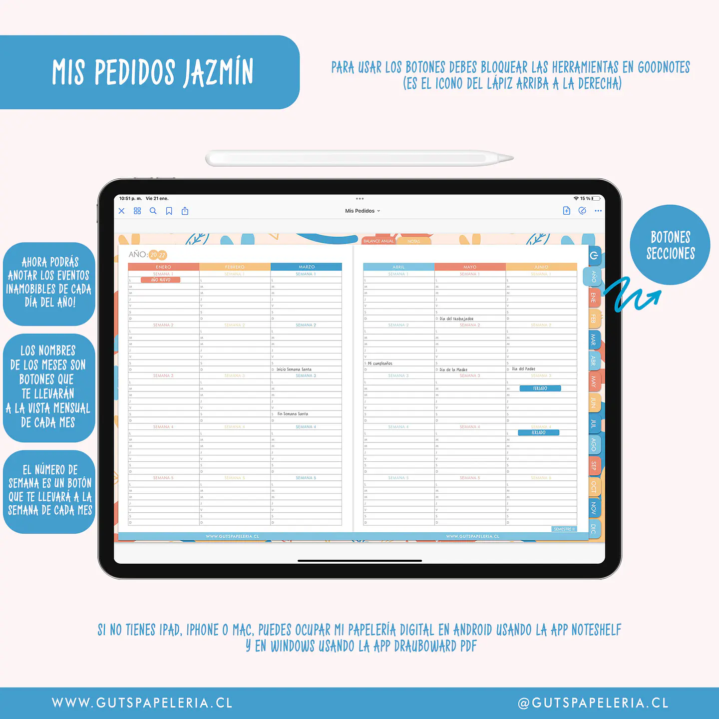 Planner Emprendedora - Mis Pedidos Sin Fechas 2