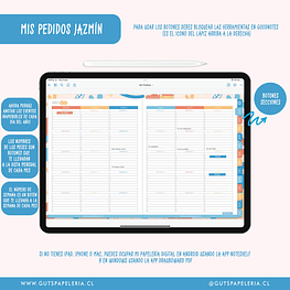 Planner Emprendedora - Mis Pedidos Sin Fechas