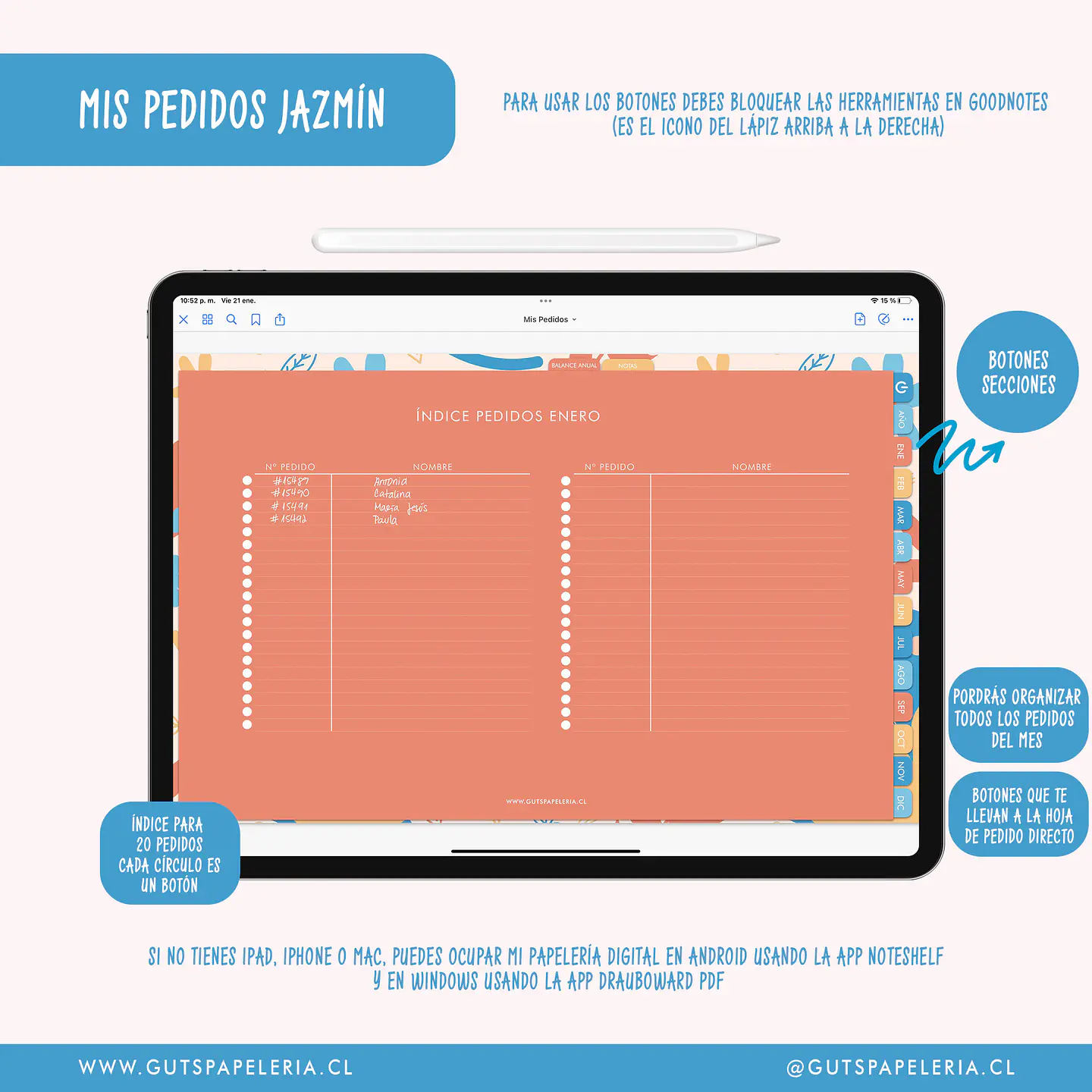 Planner Emprendedora - Mis Pedidos Sin Fechas 5