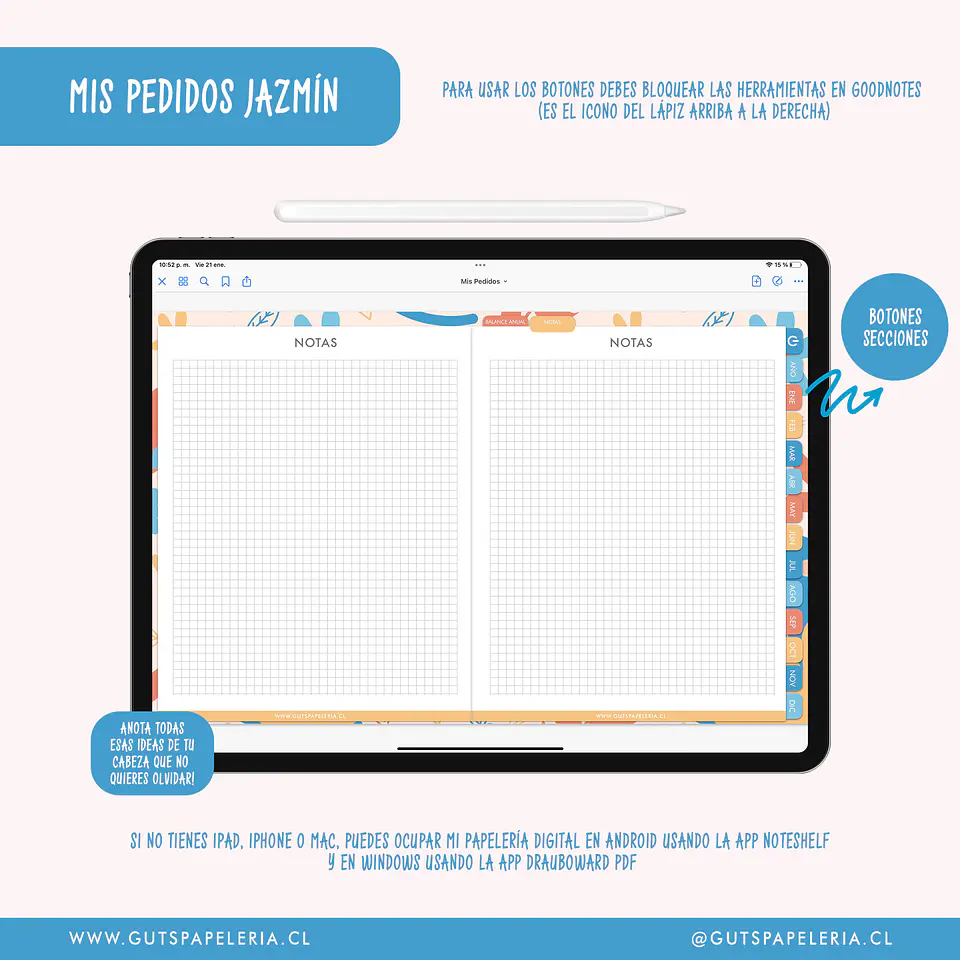 Planner Emprendedora - Mis Pedidos Sin Fechas 8