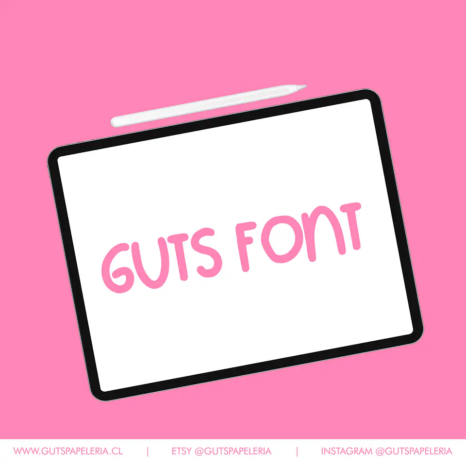 Tipografía GUTS 1