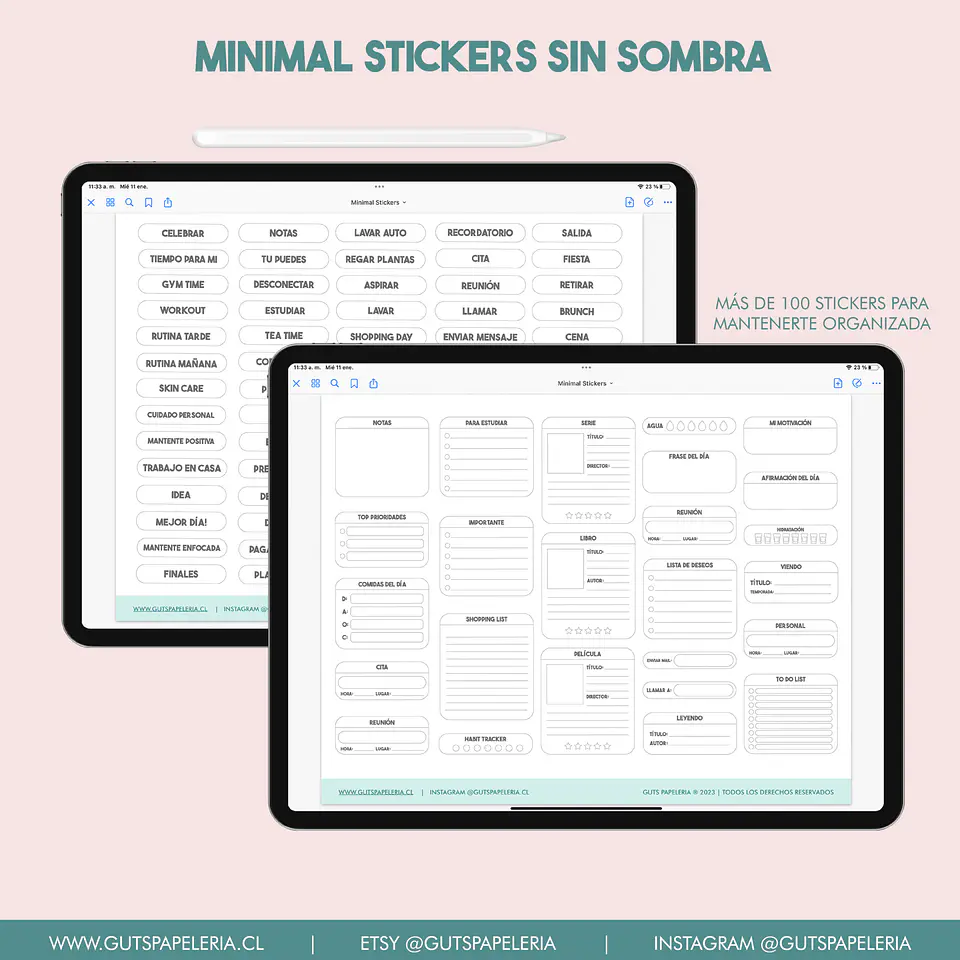 Minimal Stickers 2