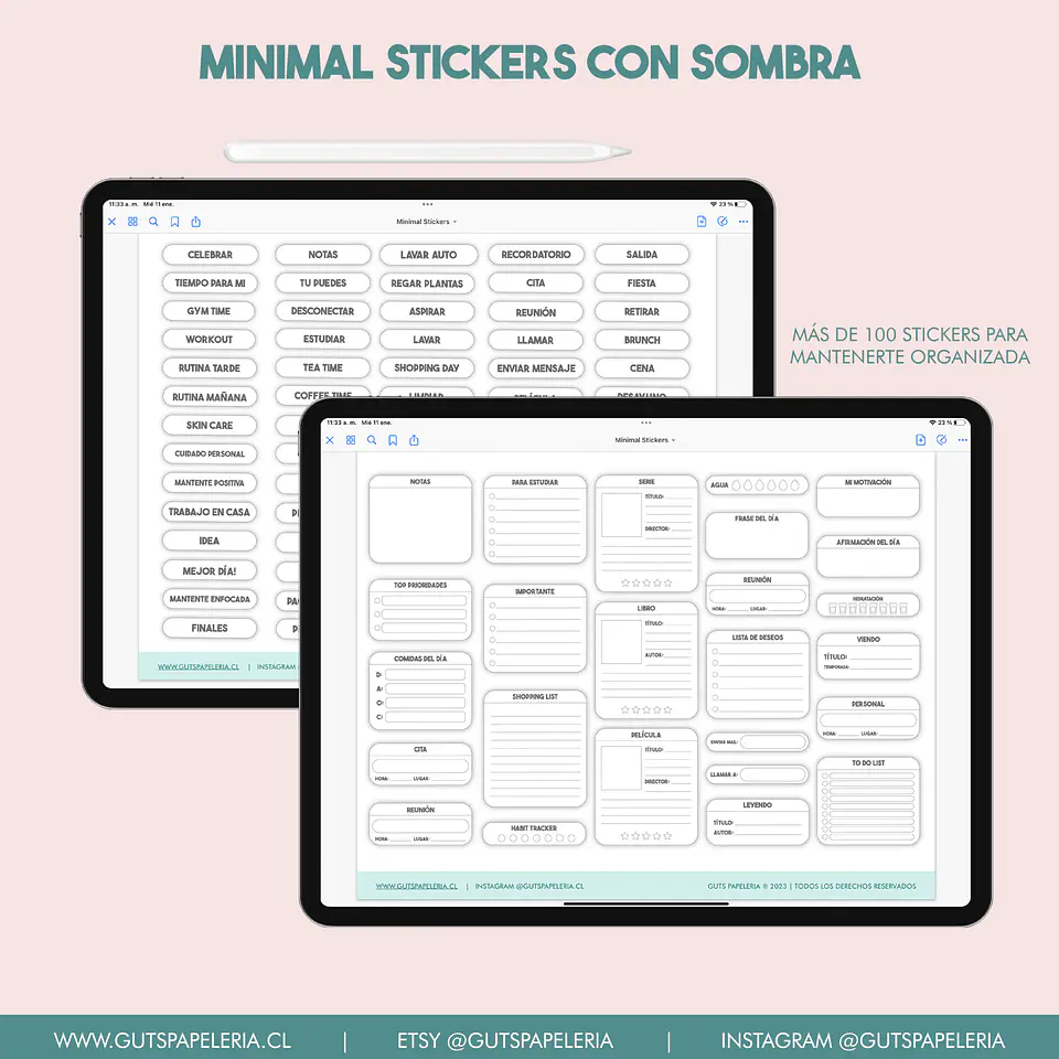 Minimal Stickers 3