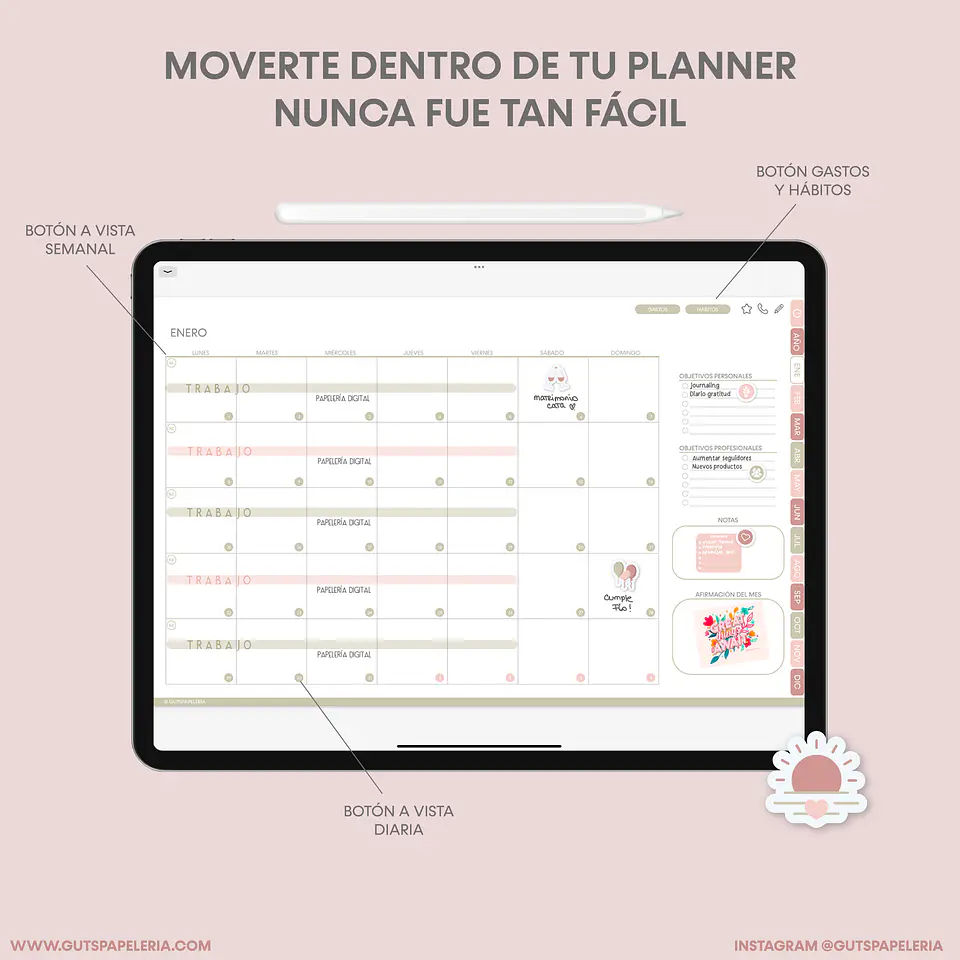 Planner Vibra Alto Horizontal 3