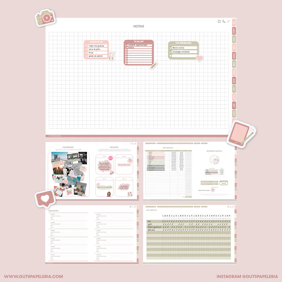 Planner Vibra Alto Horizontal 7