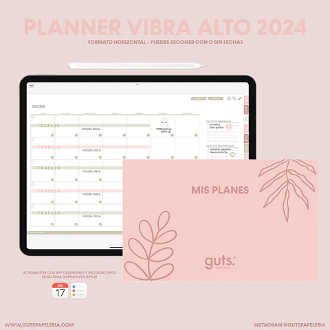 Planner Vibra Alto Horizontal