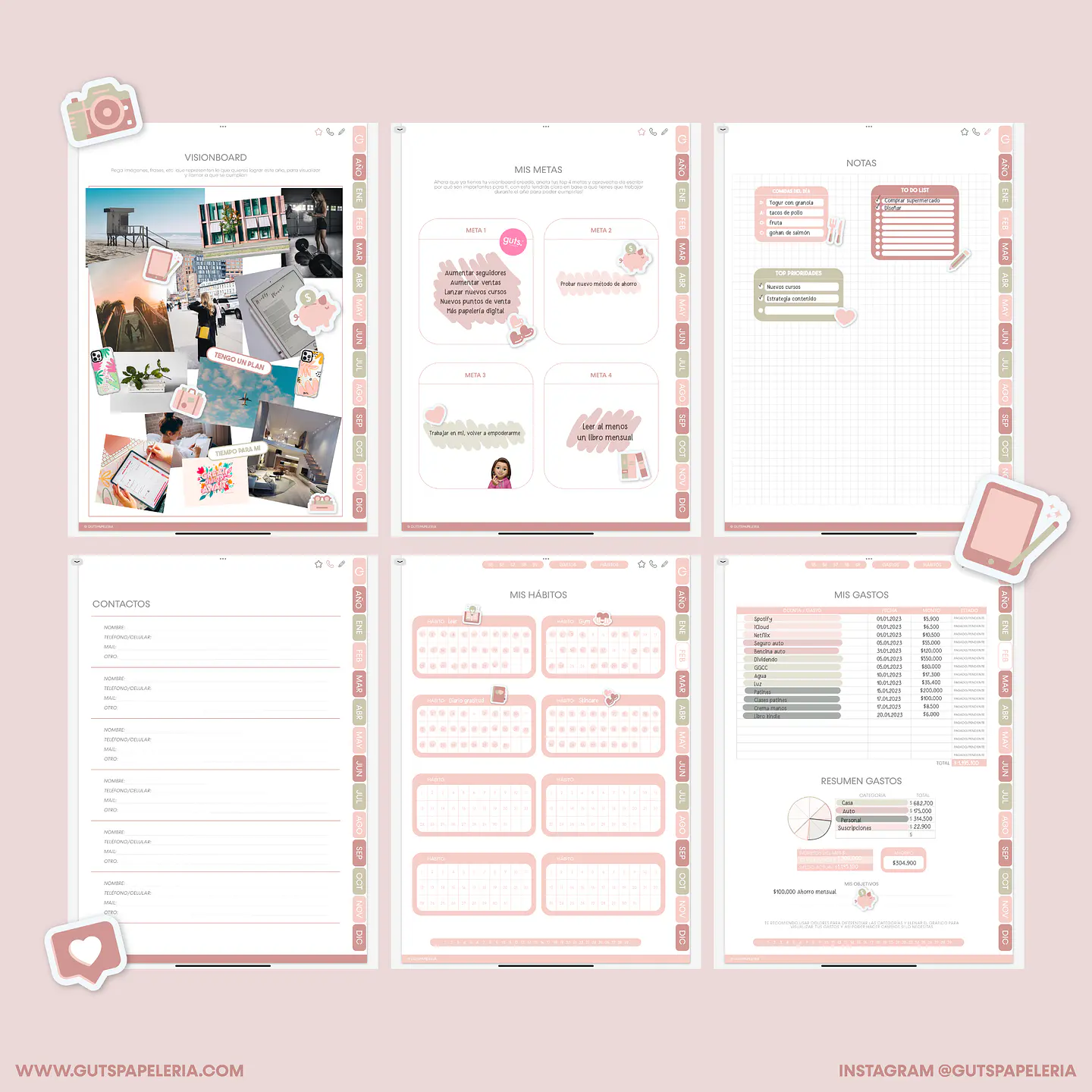 Planner Vibra Alto Vertical 7