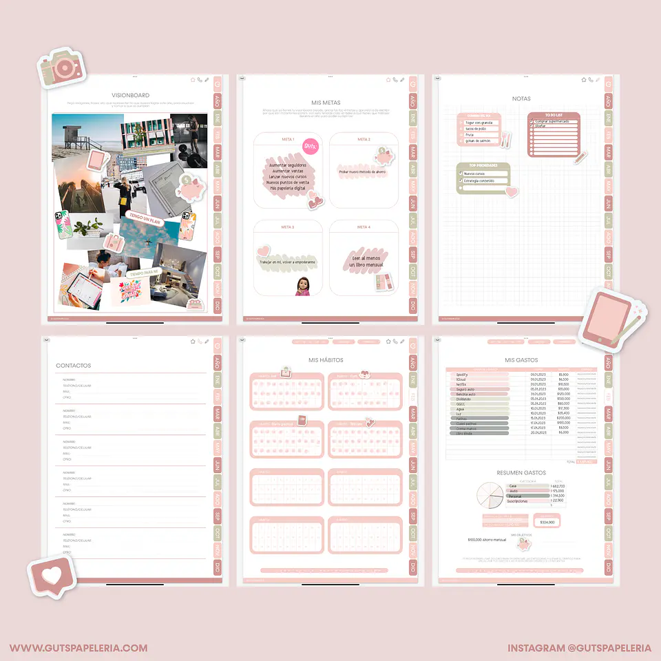 Planner Vibra Alto Vertical 7