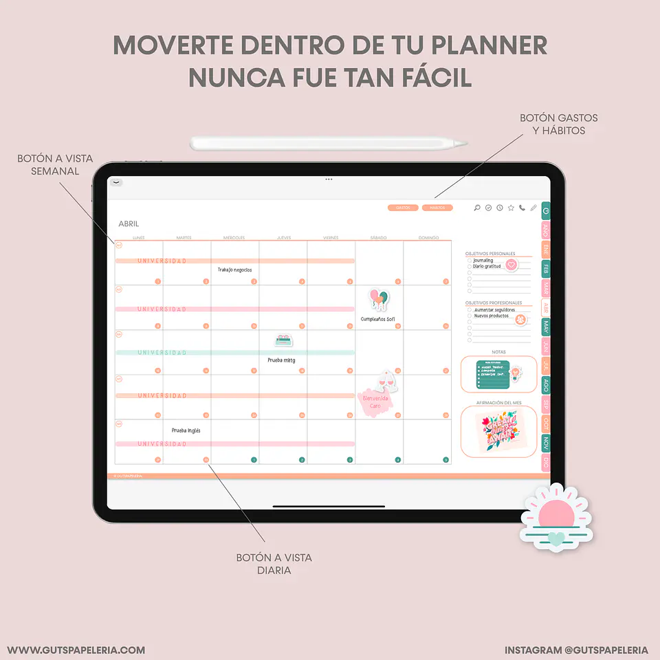 Planner Universitario 3