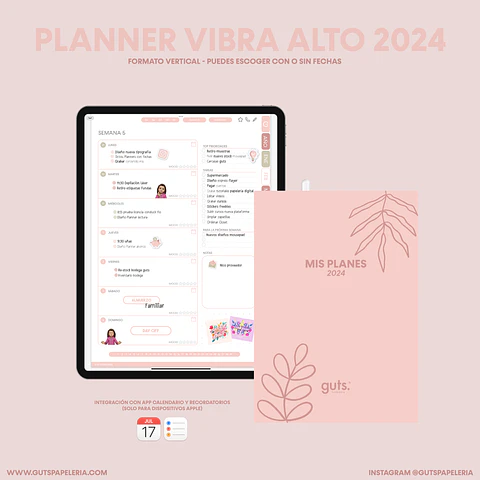 Planner Vibra Alto Vertical