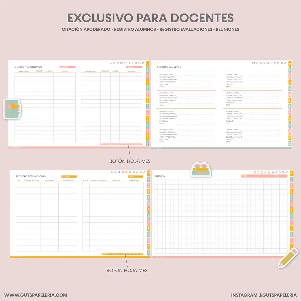 Planner Docente 8