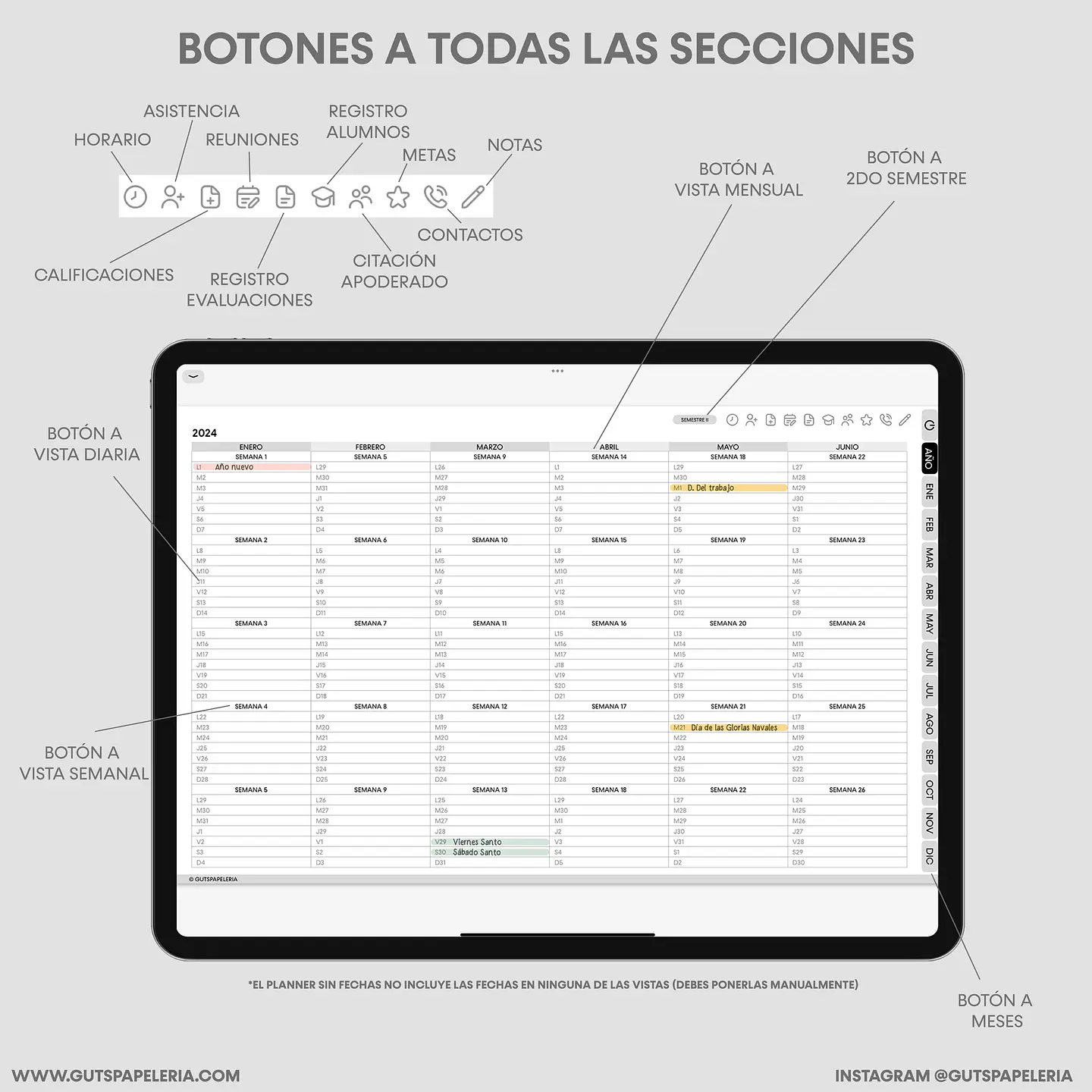 Planner Black Docente 2