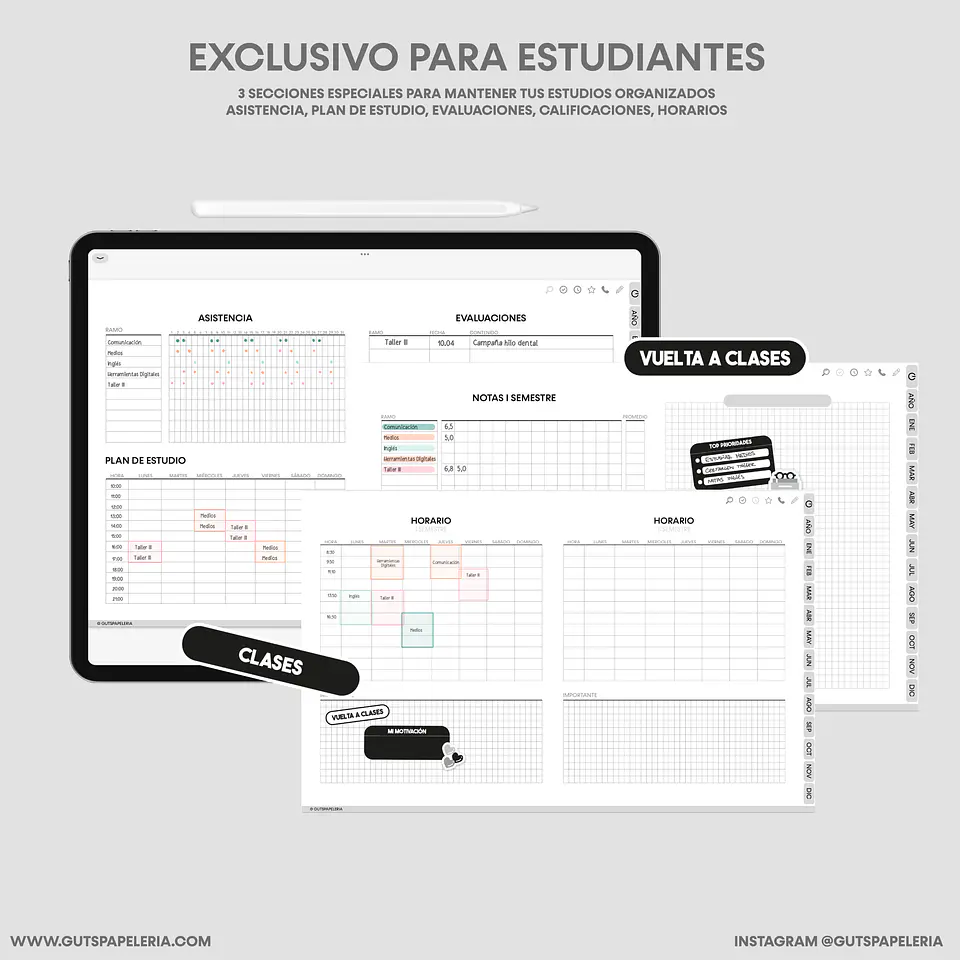 Planner Black Universitario 6