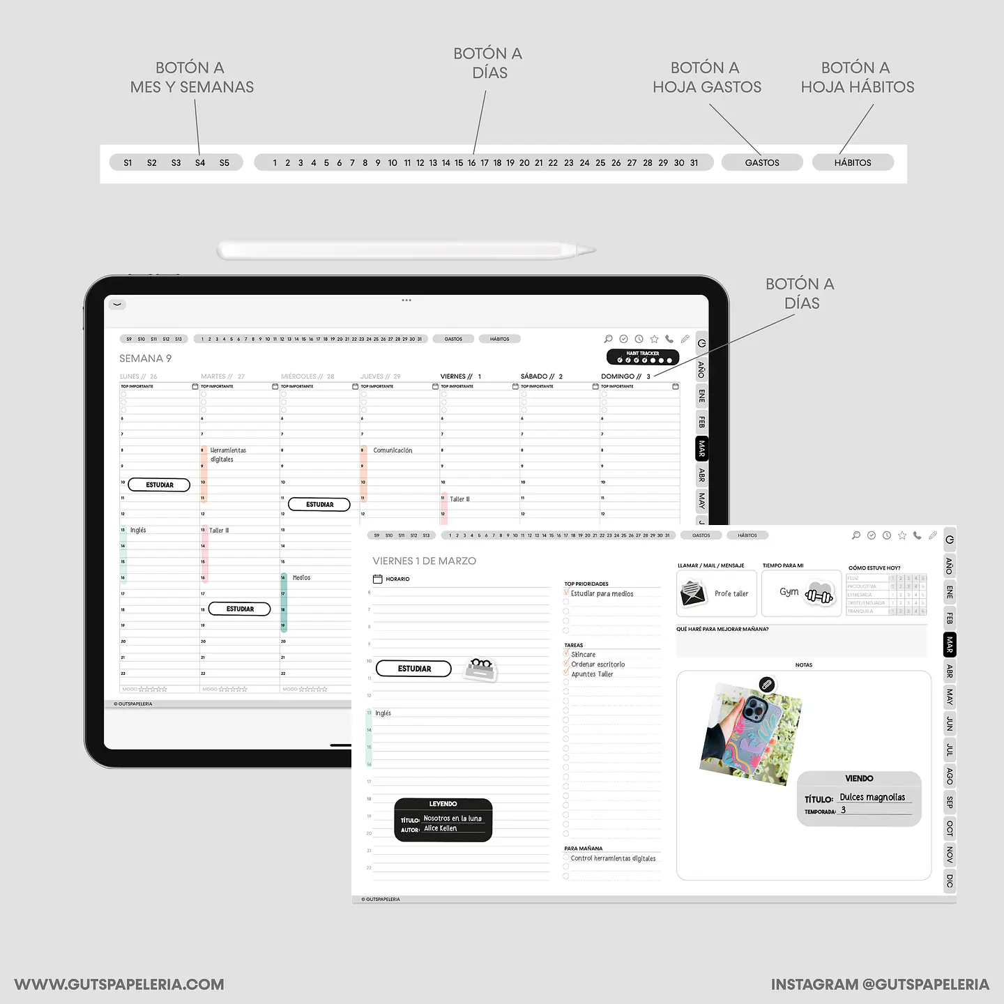 Planner Black Universitario 4