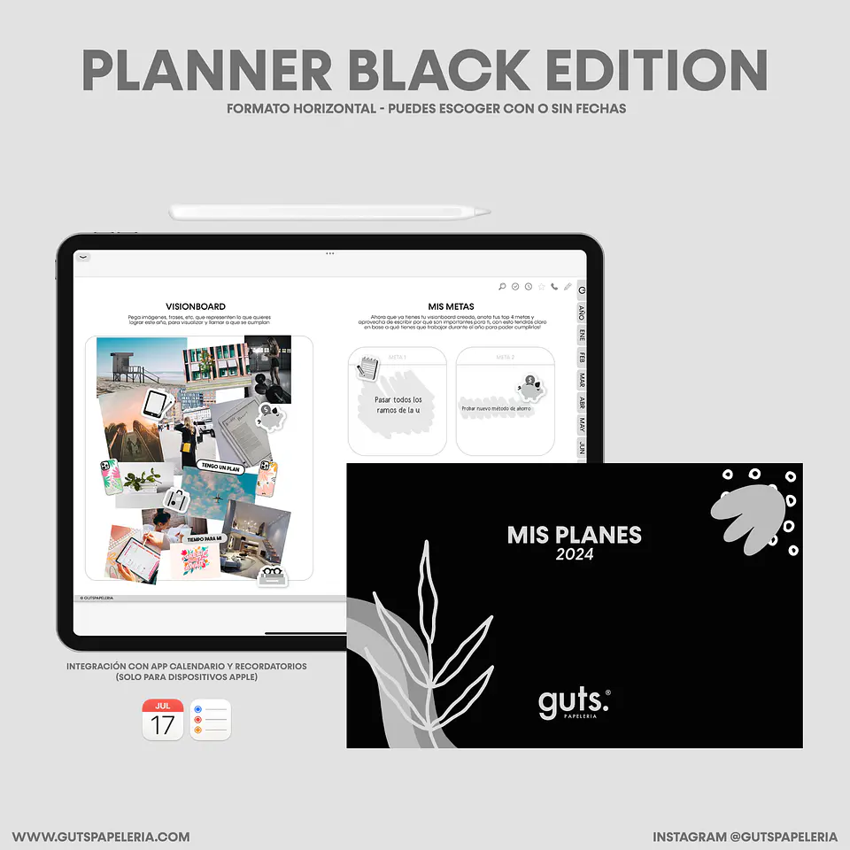 Planner Black Universitario 1