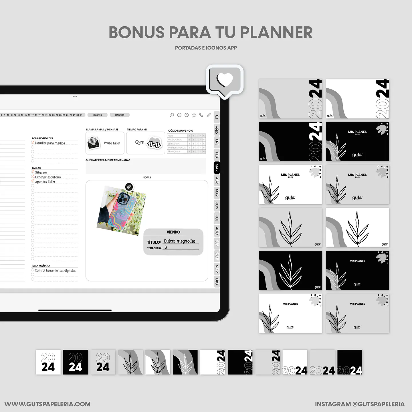 Planner Black Universitario 8