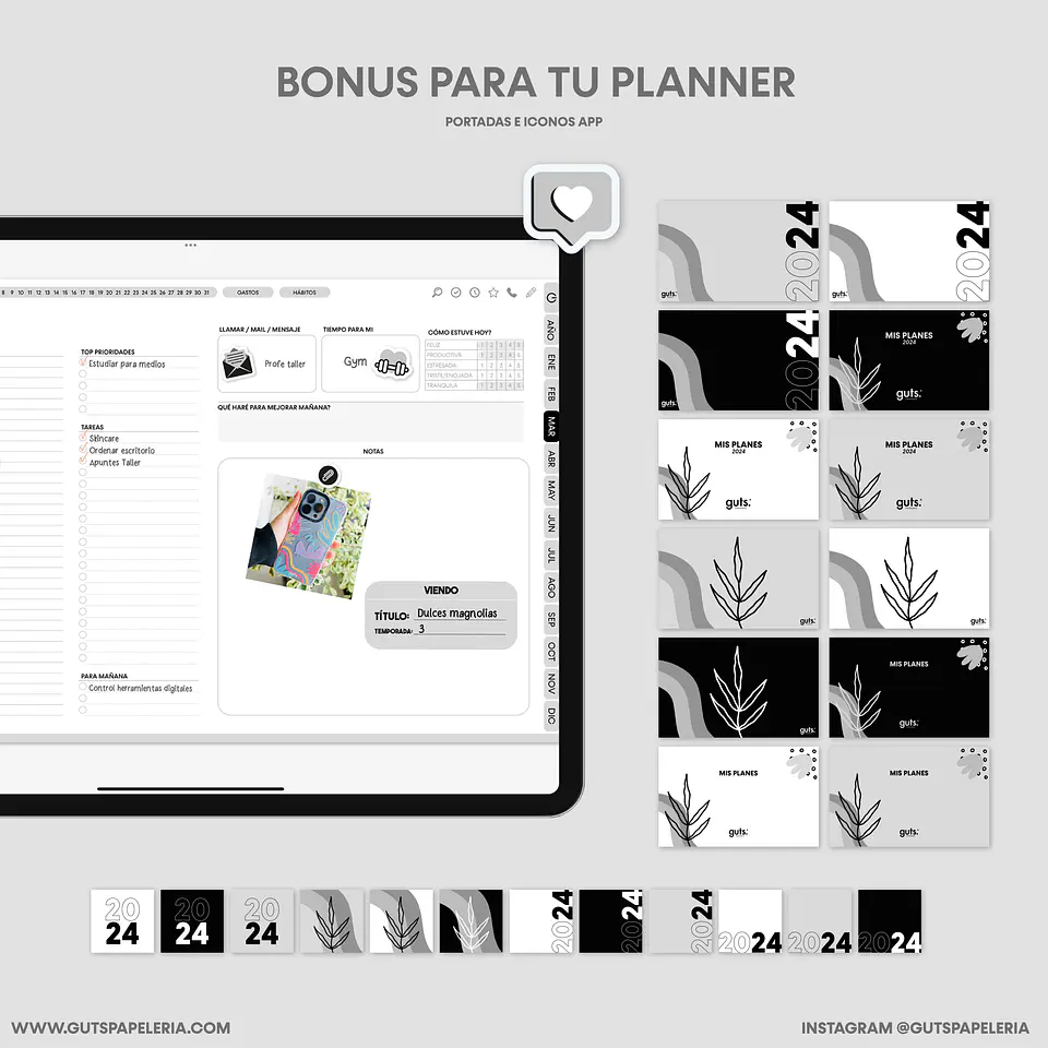 Planner Black Universitario 8