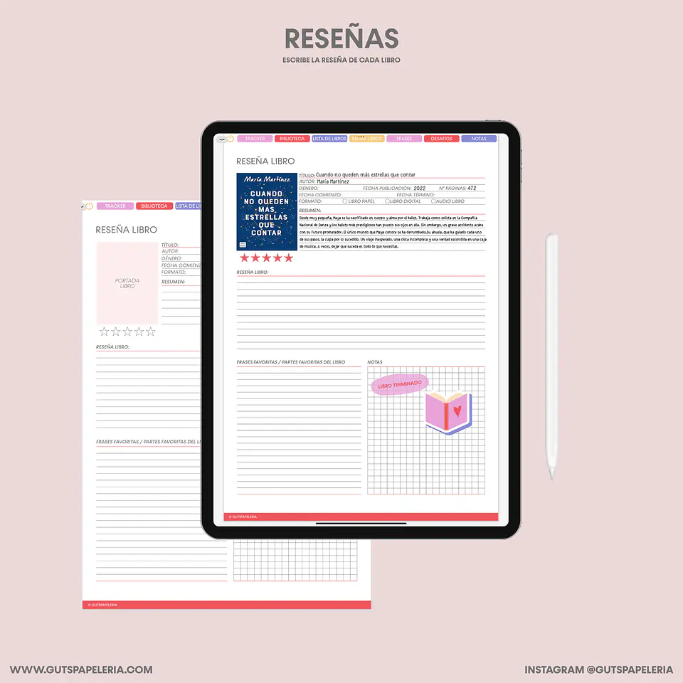Reading Journal - Diario de lecturas 3