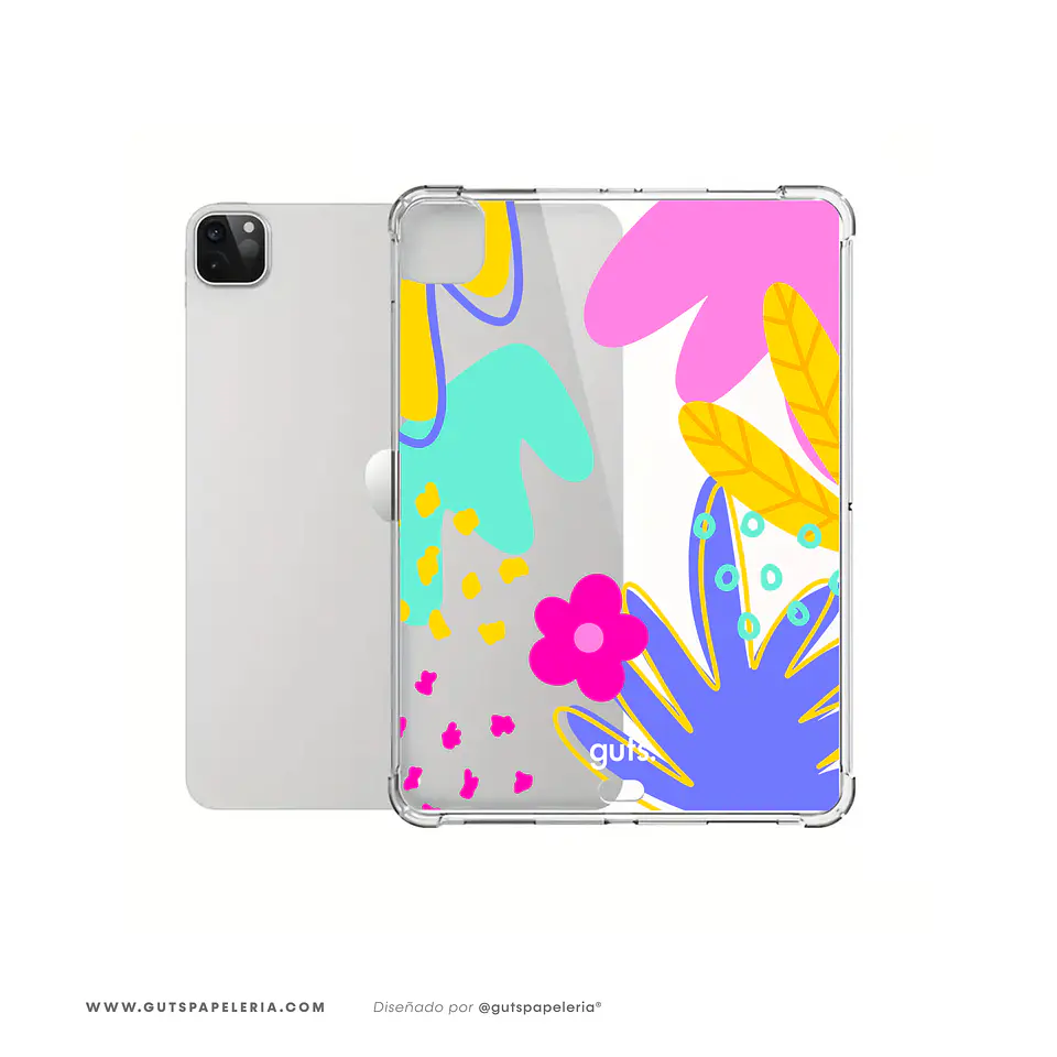 Carcasa iPad Lilac Transparente 1