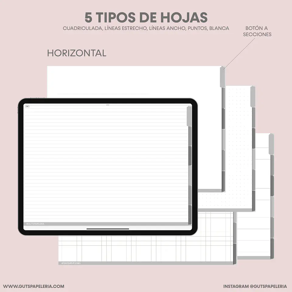 Nuevo Cuaderno 6 secciones Black 4