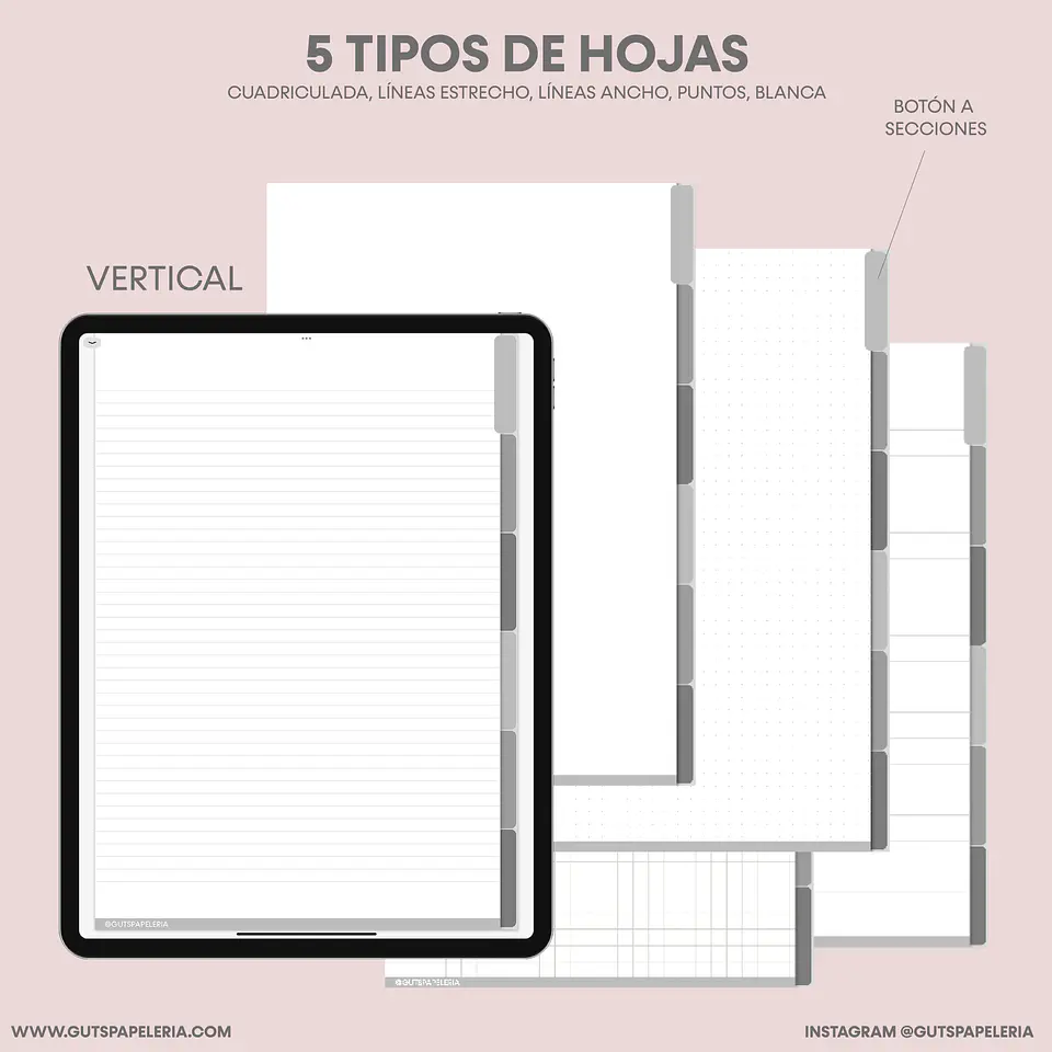 Nuevo Cuaderno 6 secciones Black 2