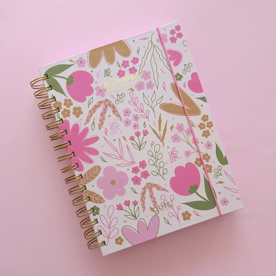 Planner Sin Fechas - Flores Silvestres 1