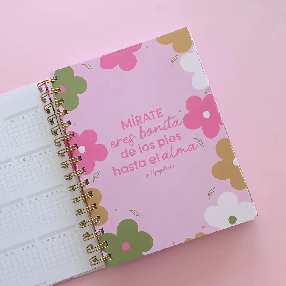 Planner Sin Fechas - Flores Silvestres 6