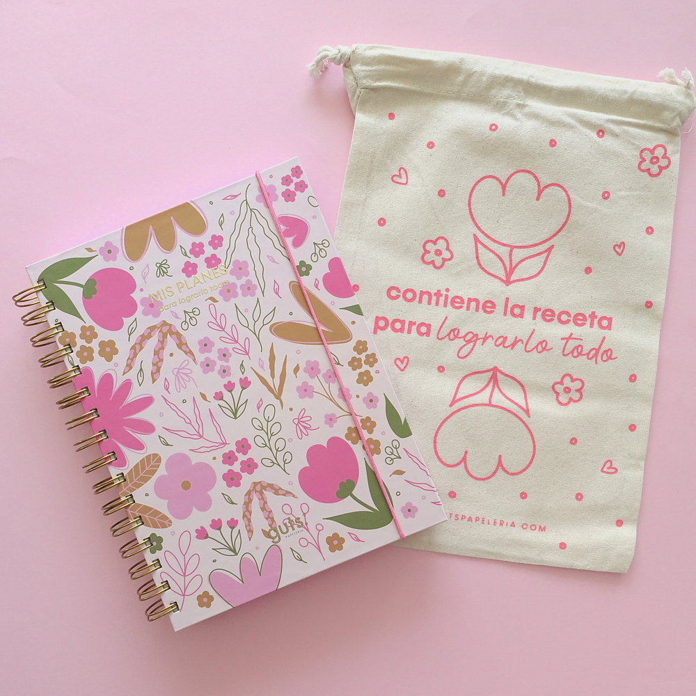 Planner Sin Fechas - Flores Silvestres