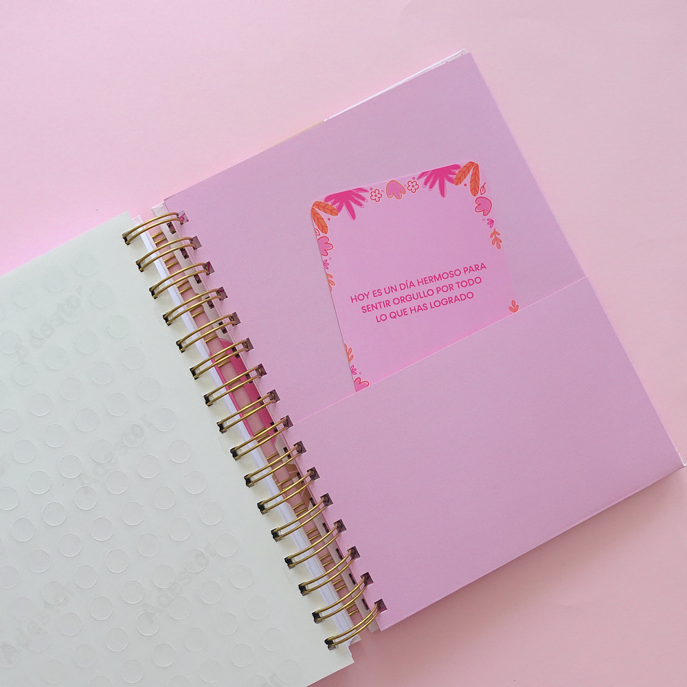 Planner Sin Fechas - Tulipán Rosa