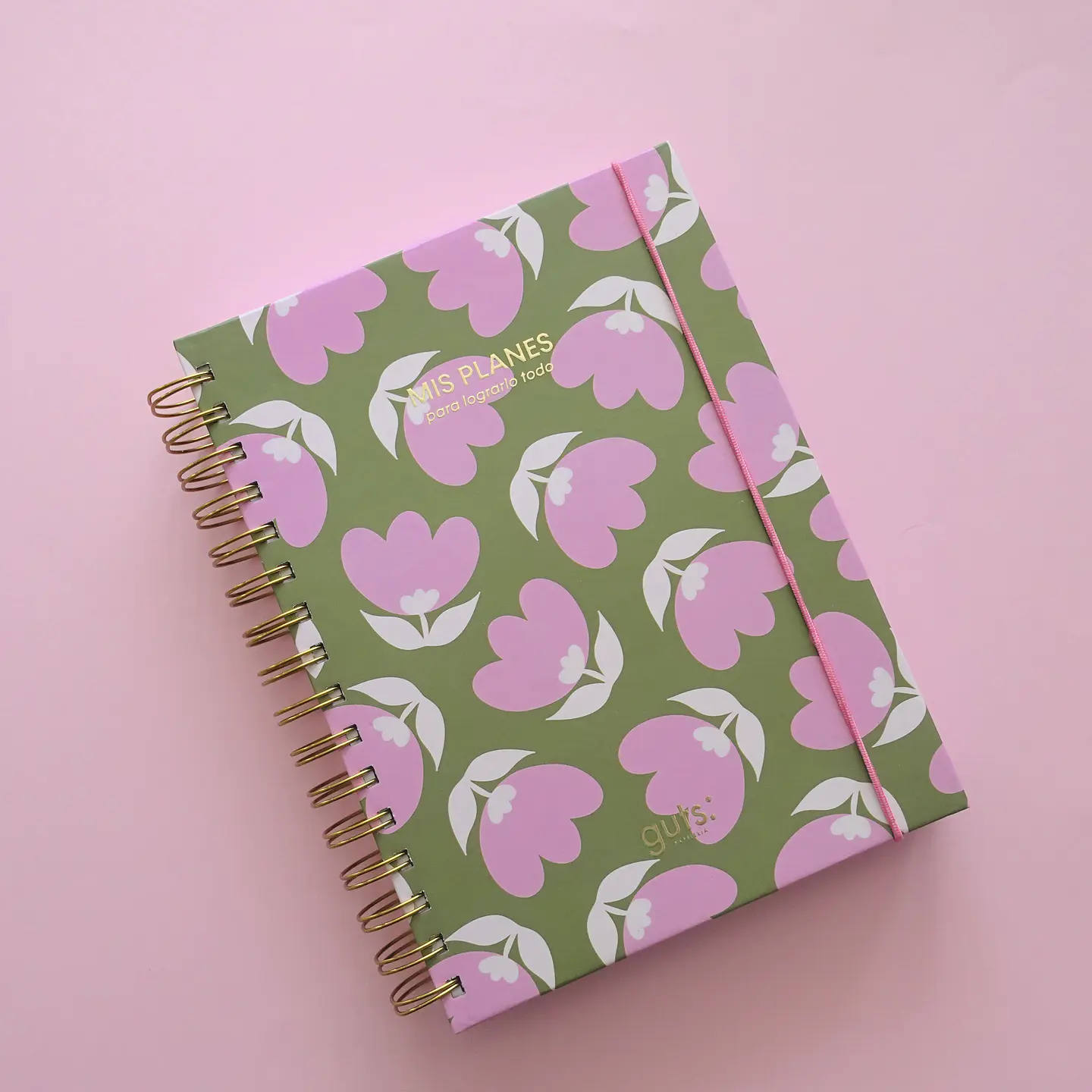 Planner Sin Fechas - Tulipán Verde 1
