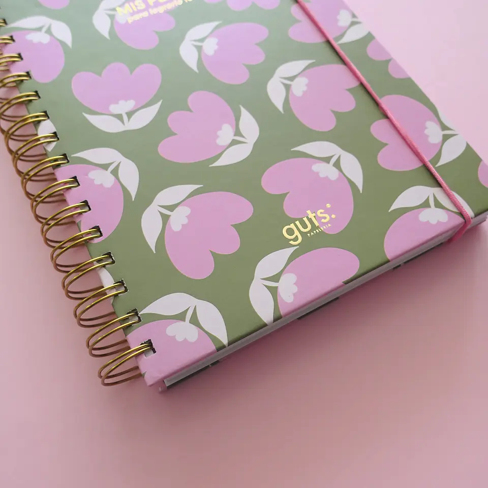 Planner Sin Fechas - Tulipán Verde 3