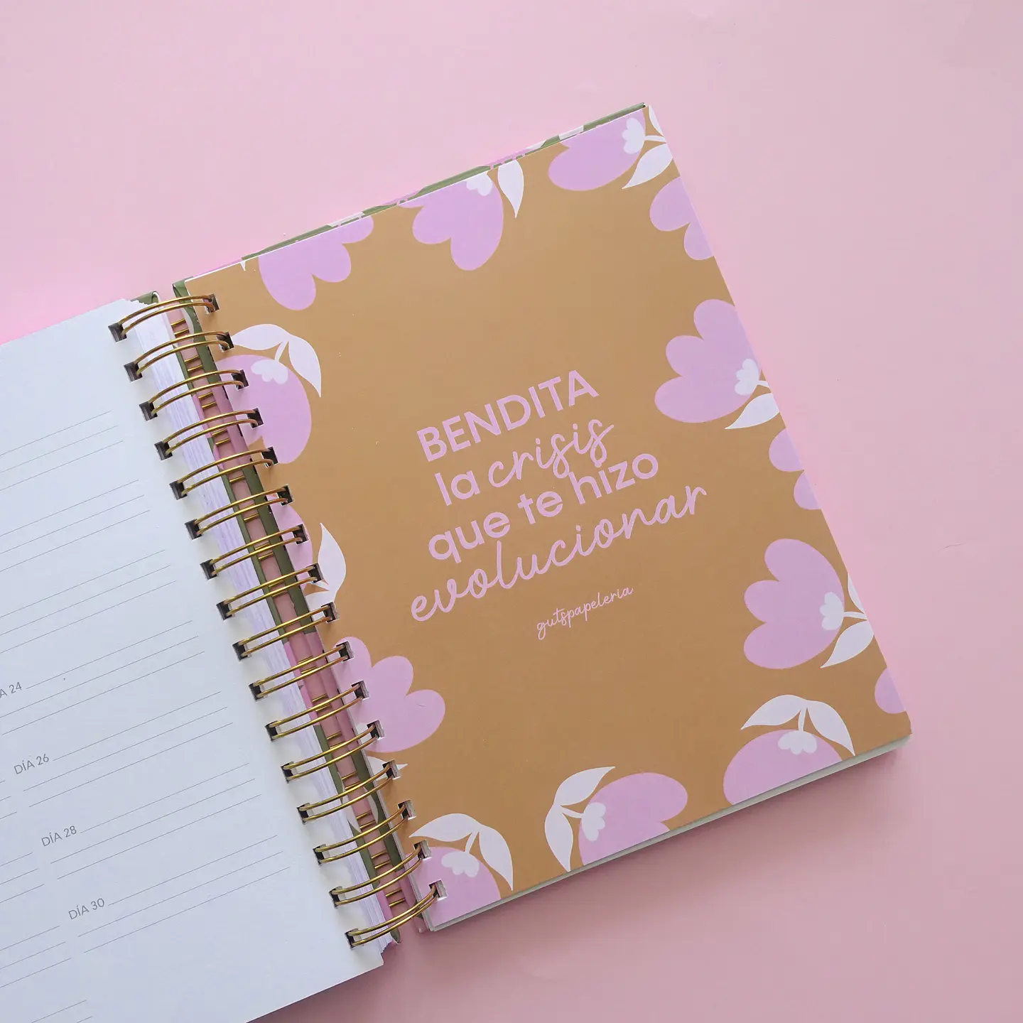 Planner Sin Fechas - Tulipán Verde 7