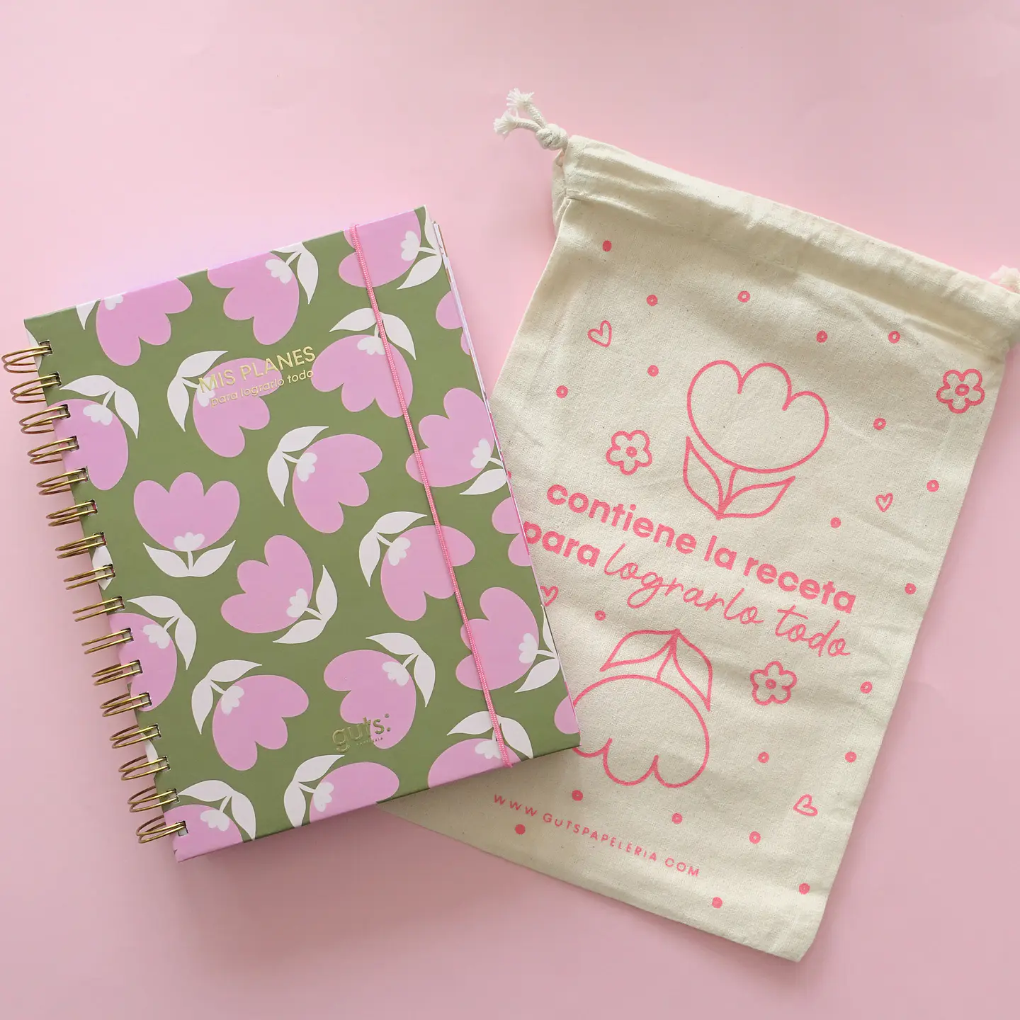 Planner Sin Fechas - Tulipán Verde 14