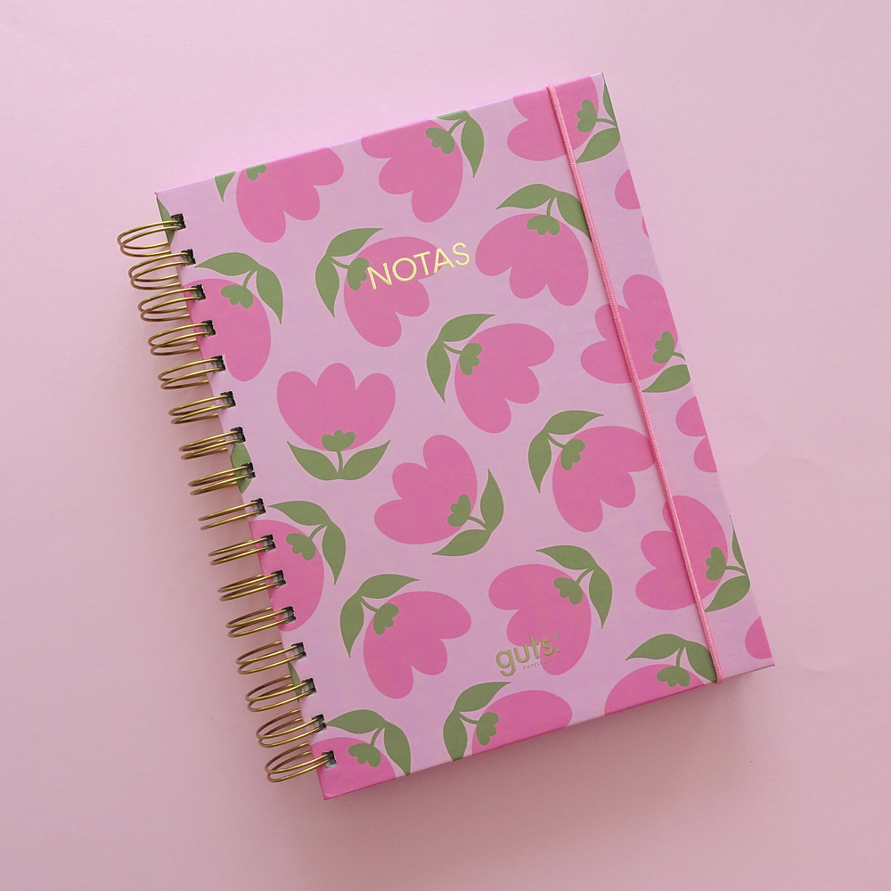 Cuaderno Puntos - Tulipán Rosa